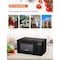 Commercial Chef Countertop Microwave, 0.7 Cubic Feet, Black CHM770B - alternate 2